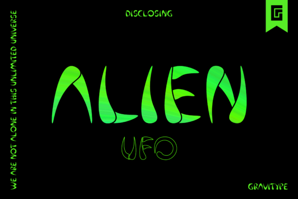 Alien Ufo: A Modern Display Font for Bold Branding