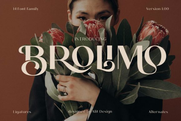 Brolimo: A Stylish Display Font for Modern Branding