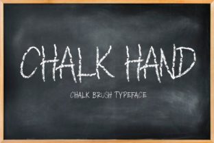 Chalk Hand: A Rough and Edgy Display Font for Creative Projects