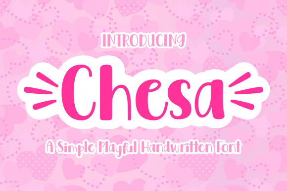 Chesa: A Playful Display Font for Engaging Web Designs