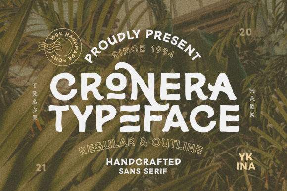 Discover Cronera: A Bold and Organic Display Font