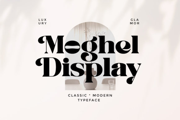 Discover Moghel Display: A Modern Serif Font for Editorial Elegance