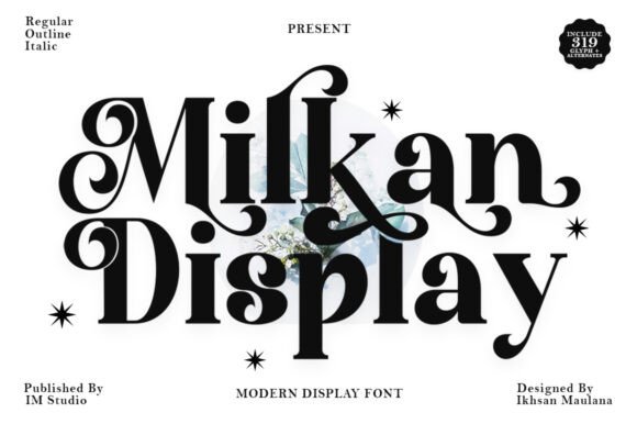 Discovering Milkan Display: A Bold Typeface for Modern Publishers