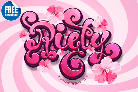 Enhance Your Brand with Riety: A Charming Retro-Style Font