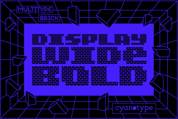 Enhance Your Craft with MultiType Brick Display Wide Bold