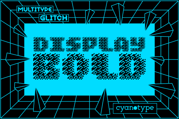 Enhance Your Editorial Design with MultiType Glitch Display Bold