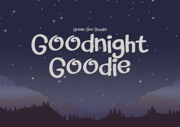 Goodnight Goodie: A Charming Font for Creative Makers
