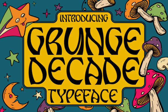 Grunge Decade: A Unique Display Font for Modern Web Design