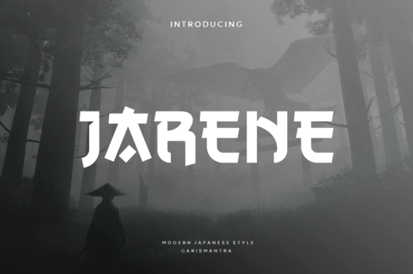 Jarene: A Modern Display Font for Editorial Design