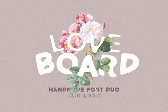 Love Board: A Charming Font for Creative Makers