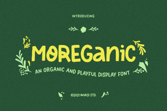 Moreganic: A Fresh Take on Modern Typography