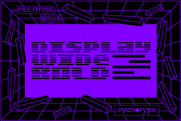 MultiType Rows Display Wide Bold 2: A Unique Font for Eye-Catching Campaigns