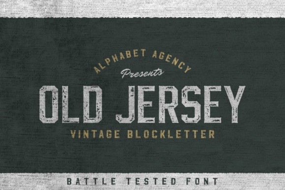 Old Jersey: A Vintage Display Font for Modern Web Design