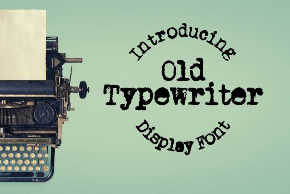 Old Typewriter: A Vintage Display Font for Modern Web Design