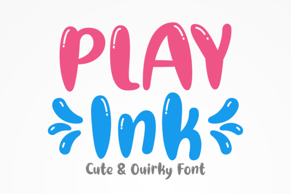 Play Ink: A Charming Display Font for Editorial Design