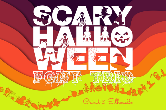 Scary Halloween Trio: A Spooky and Stylish Font