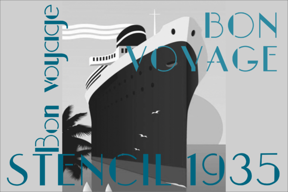 Stencil 1935: A Versatile Display Font for Editorial Design