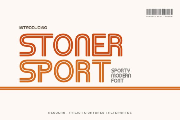 Stoner Sport: A Retro Display Font for Modern Web Design