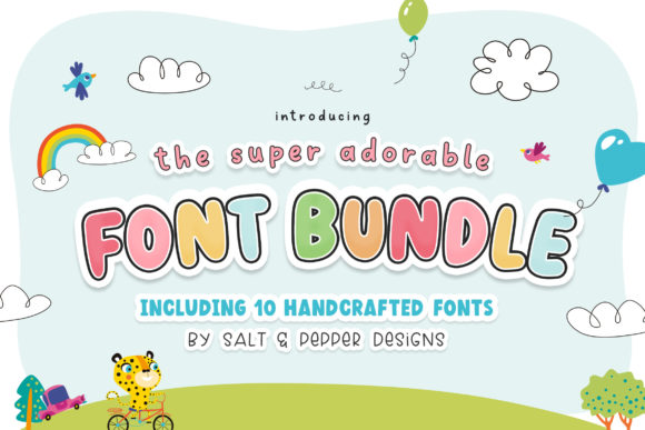 Transform Your Brand with The Adorable Bundle Fonts