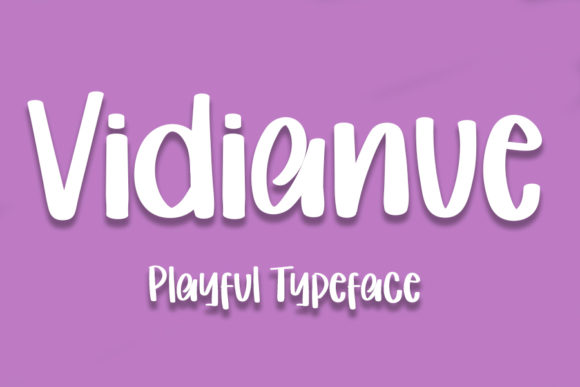 Unlock Creativity with Vidianue: A Playful Display Font