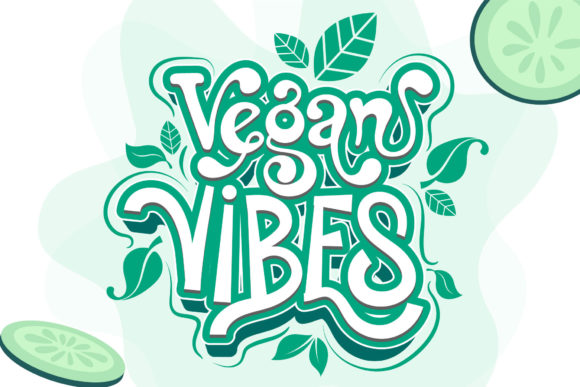 Vegan Vibes Font: A Chic and Cheery Display Typeface